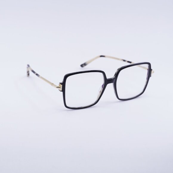 Tom Ford FT5915-B 005 Eyeglasses Black/Havana 53mm Square Frame - Picture 7 of 9